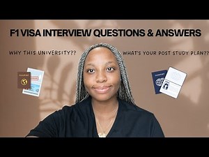 F1 Student Visa Interview Questions and Answers USA | Tips to get the US F-1 Visa