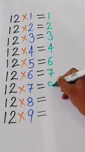 Maths Trick.Multiples of 12. #trendingshorts