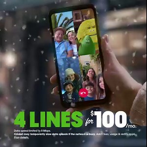 Capture a little magic. And a good deal. Get 4 lines of unlimited data for $100/mo. with taxes included, for the moments you can’t afford to miss. | Cricket Wireless