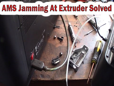 Bambu Labs P1S AMS Jamming At Extruder, Buffer Magnet & Bad Filament Sensor Troubleshooting, Repair