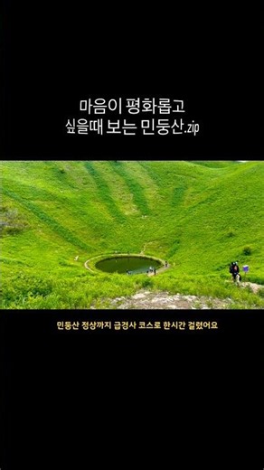 #민둥산 그리고 #돌리네 . #여름산행 #여름등산 #여행