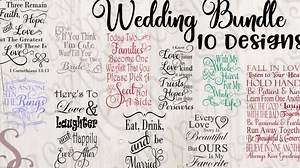 59 reactions · 21 shares | Get ready for Wedding season with our special Wedding Craft Bundle  Hundreds of Wedding SVGs perfect for Crafters Don't miss out on almost 90% off! | Design Bundles | Facebook