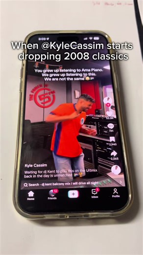 What are the chances of this 😂 @Kyle Cassim bringing back 2008 while my 2026 playlist is blasting through a dustbin speaker #housemusic #oldschooldance #dj #coincidence