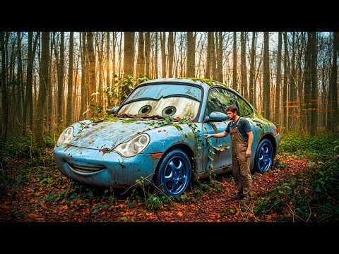 ASMR Car Restoration | Abandoned Sally Car, Make It New (Full Restoration)