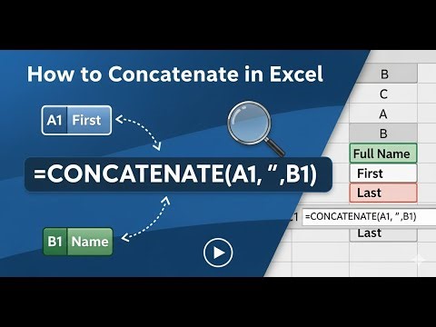 Excel Tips: Master Concatenation to Join Cells (Easy & Fast)