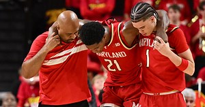 Despite Diggy Coit's 31, Maryland undone by injury, ejection and No. 2 Michigan's dominance in 101-83 loss