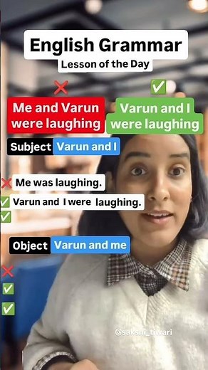 Grammar Lesson of the Day ✍️ | Correct Your Sentences!