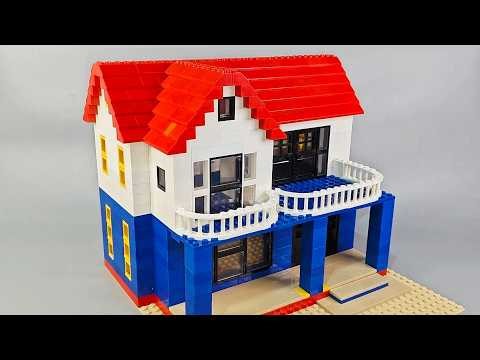 How To Build a Lego House MOC🏠| Building Blocks Instructions | Satisfying Diy #lego #legomoc #diy