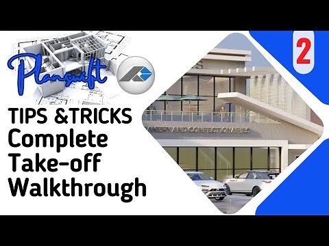 PlanSwift Tutorial and Template | Tips & Tricks 2 | Quantity Takeoff | Complete Takeoff Walk-through