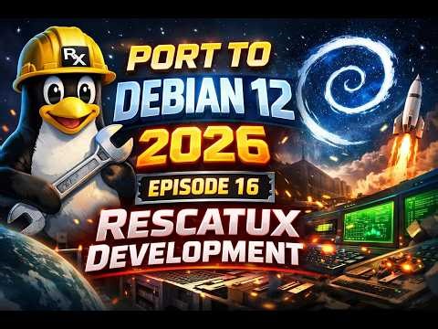 Port to Debian 12 | 2026 | Episode 16 | Rescatux Development