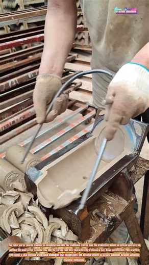 The Art of Traditional Tube Tile Forming with Antique Molds