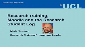 UCL IOE CDE Research Training Programme Induction