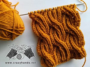 Cable Knit Scarf Free Pattern (Straight Needles) · Crazy Hands