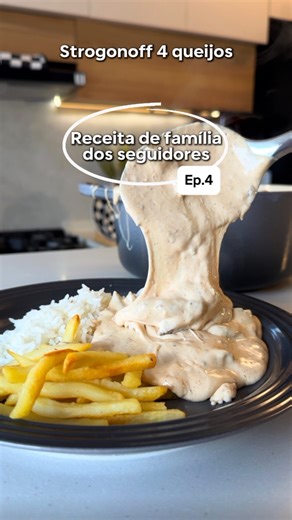 Tomás Guedes | Cozinheiro Tommy on Instagram: "COMENTA A RECEITA AFETIVA DA SUA FAMÍLIA! 😋 STROGONOFF 4 QUEIJOS! • • • ⚠️(INGREDIENTES)⚠️ 400g de carne 1 colher de sopa de mostarda 1 colher de sopa de colorau 4 colheres de sopa de azeite 1 limão espremido 1 colher de chá de páprica defumada 2 caixinhas de creme de leite 200g de requeijão cremoso 80g de parmesão ralado 80g de mussarela ralada 100g de provolone ralado 2 col de ketchup 1 col de molho inglês • • • #receitafacil #almocodedomingo #re