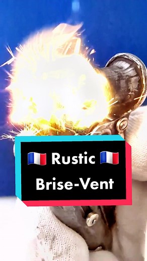 🇫🇷 Rustic - Brise-Vent with sliding flame 🔥[1930's] #foryoupage #lightertok #slowmotion #fire #madeinfrance #discover #collection