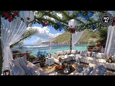 Sea View Terrace | Day & Sunset Ambience | Beach Waves & Tropical Nature Sounds