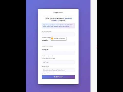 BizBook Directory Template – Installation Steps.