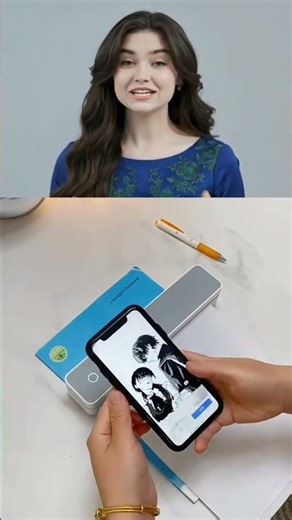 Mini portable printer, best use for travel and home. #temu #shein #fyp #foryou #tranding