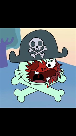 #HappyTreeFriends (Russell the Pirate ) chase sticker design