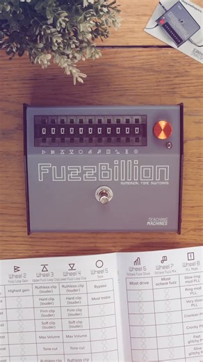 This caught my eye at @machinabristronica it's the #fuzzbillion from @teachingmachines 100 billion combinations for a whole range of distortion and fuzz effects. A great idea. #guitar #guitarfx #distortion #analog #synth #effects #musicproduction #electronicmusic | Starsky Carr