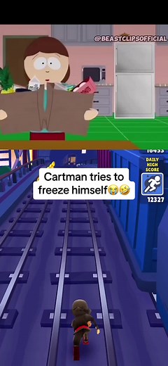 South Park: Cartman Freezing Himself