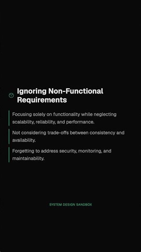 Ace your system design interview! Clarify needs, consider constraints, avoid premature optimizati...