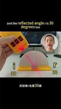 Ray's Science Project - Law of Reflection #science #experiment