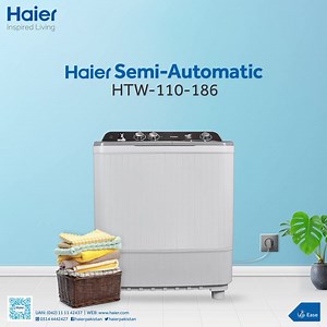 1.6K views · 172 reactions | Haier is here to help you save money and energy. Get Haier's Semi-Automatic Washing Machine and save up to 29% on energy. Shop now! Visit: https://bit.ly/3qZU6Tc #Haier #HaierWashingMachine #SmartLiving #InspiredLiving | Haier | Facebook