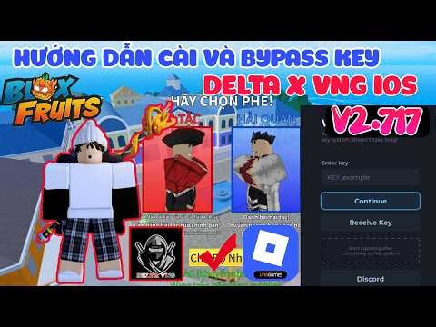 Cách Cài Và Bypass KEY Delta X VNG IOS V2.717 Bản Mới Nhất Trên điện thoại fix lỗi nâng cấp
