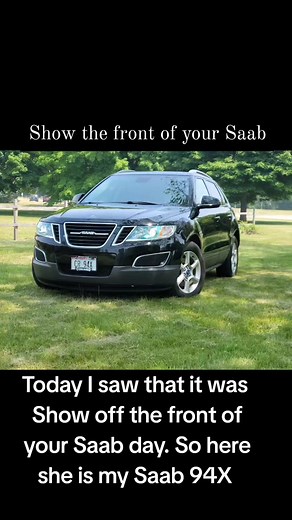Today I saw it was show off the front of your Saab day. So here she is what do you think about my Saab 94X