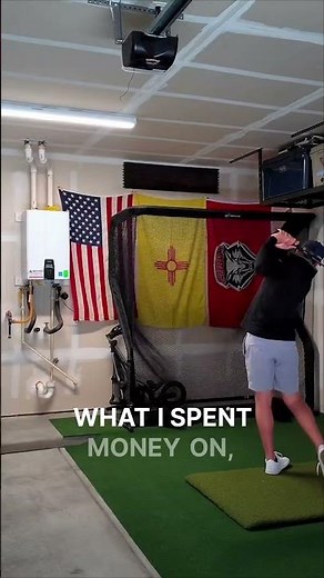 Garage Golf Sim That Actually WORKS! Budget secrets revealed.