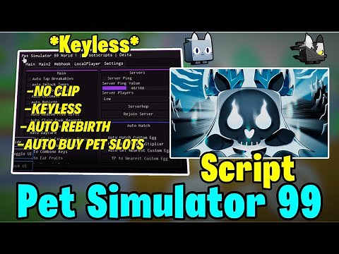 NEW Pet Simulator 99 Script (6 Foot Hub) | Auto Rebirth & NoClip Features | Roblox Script