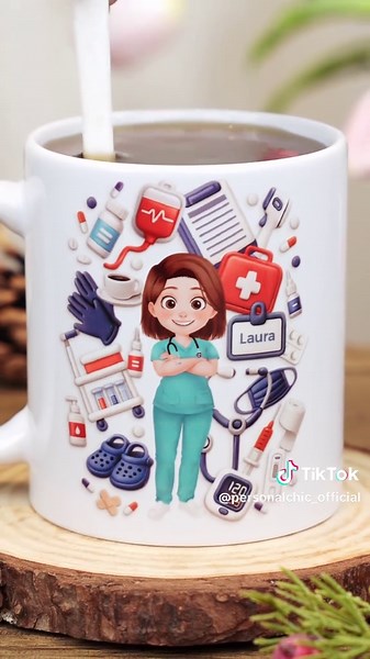 For the nurse who brings comfort, calm, and care to every patient #personalchic #personalizedgifts #giftformom #nurse