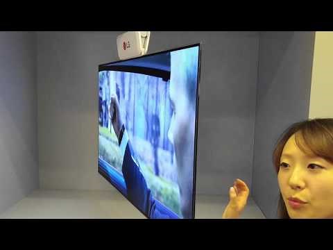 LG 55" Dual Sided TV at CES 2016