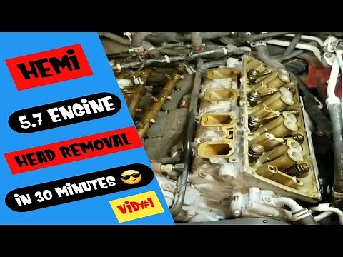 How to remove any 5.7 hemi engine head in 30 minutes