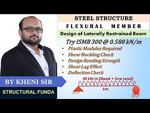 Ex 02 | Laterally Restrained Beam | Flexural Member | Design as per Given Condition