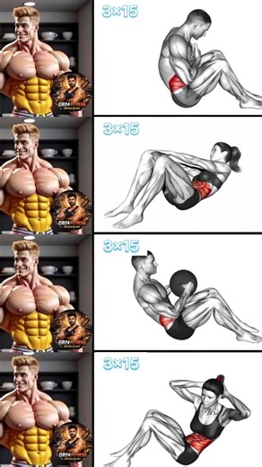 6-Pack Secret: Beginner to Pro Core Workout! #Shorts