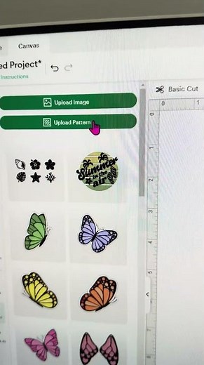 Add patterns to Cricut Design Space tutorial for Cricut beginners #cricut
