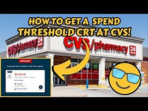 How to Get a Spend Threshold CRT at CVS - Step by Step Info - CVS Couponing Tutorial