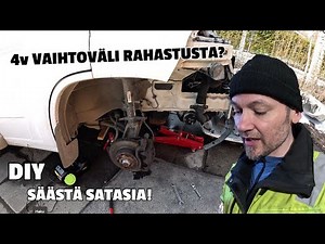 Jakopääremontti Matkailuautoon Fiat Ducato 2.3 Multijet. TEE SE ITSE- Ilman erikoistyökaluja.