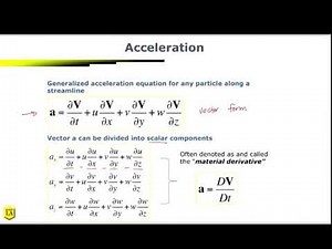 Fluid Kinematics: The Acceleration field