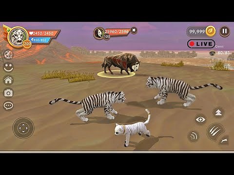 🔴 LIVE | WildCraft: Session Tiger new BB 5 ALL Pet Transformation LvL - The Wolf: CO-OP PVP |