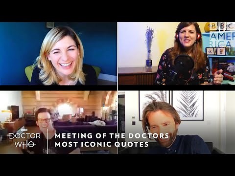 Meeting of the Doctors & Most Iconic Quotes | Doctor Who | BBC America