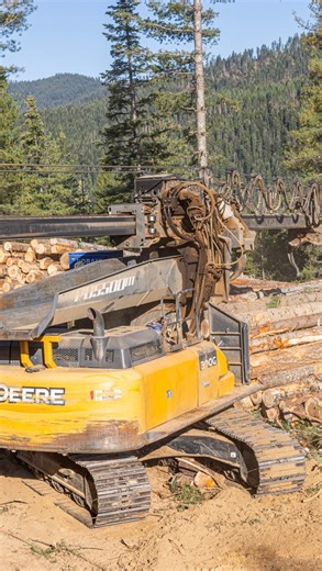Ryer Becker on Instagram: "Despite the popularity of dangle head processors, strokeboom delimbers, like the one in this video, are still the preferred processing option of some loggers. - When using a dangle head processor, trees are pulled through the processing head using feed rollers which enables delimbing of stems and bucking of logs. With the strokeboom delimber, trees are held in place while the boom of the machine extends and retracts to remove limbs and measure and make logs. - One reas