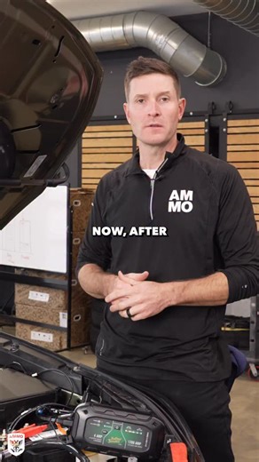 Nothing slows a speed sled down like a dead battery! While prepping your car for winter, check the manufacturer date on the battery, protect the terminals from corrosion, and use a Battery Tender Charge N Start to stay topped up. Cold weather = dead batteries so have this as part of your emergency kit along with a blanket, ice scraper, and safety kit. Enjoy safe driving on a snow day! #ammonyc #carcare #cartips #carcleaning #carmaintenance #winterization #subaru #winter #winterdriving #howto #ti
