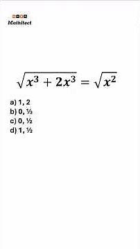 A Tricky Square Root Equation | Algebra Problem