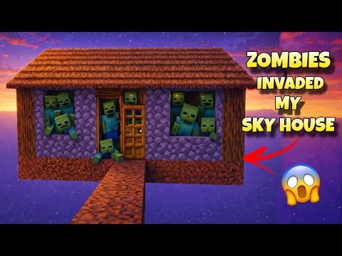 I MADE THE CUTEST SKY HOUSE IN MINECRAFT || MINECRAFT ONE BLOCK SERIES