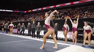 Iowa State Gymnastics is art in motion 🎨🤩 January’s Memorable Moment is brought to by Gatorade! | Iowa State Athletics