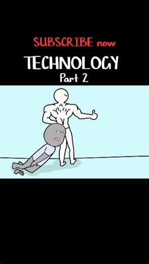 Technology part2 😄#animation #cartoon #shorts