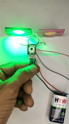 LED BLINKING WITH 5 VOLT RELAT #viral #howtomakepowerbankathome #experiment